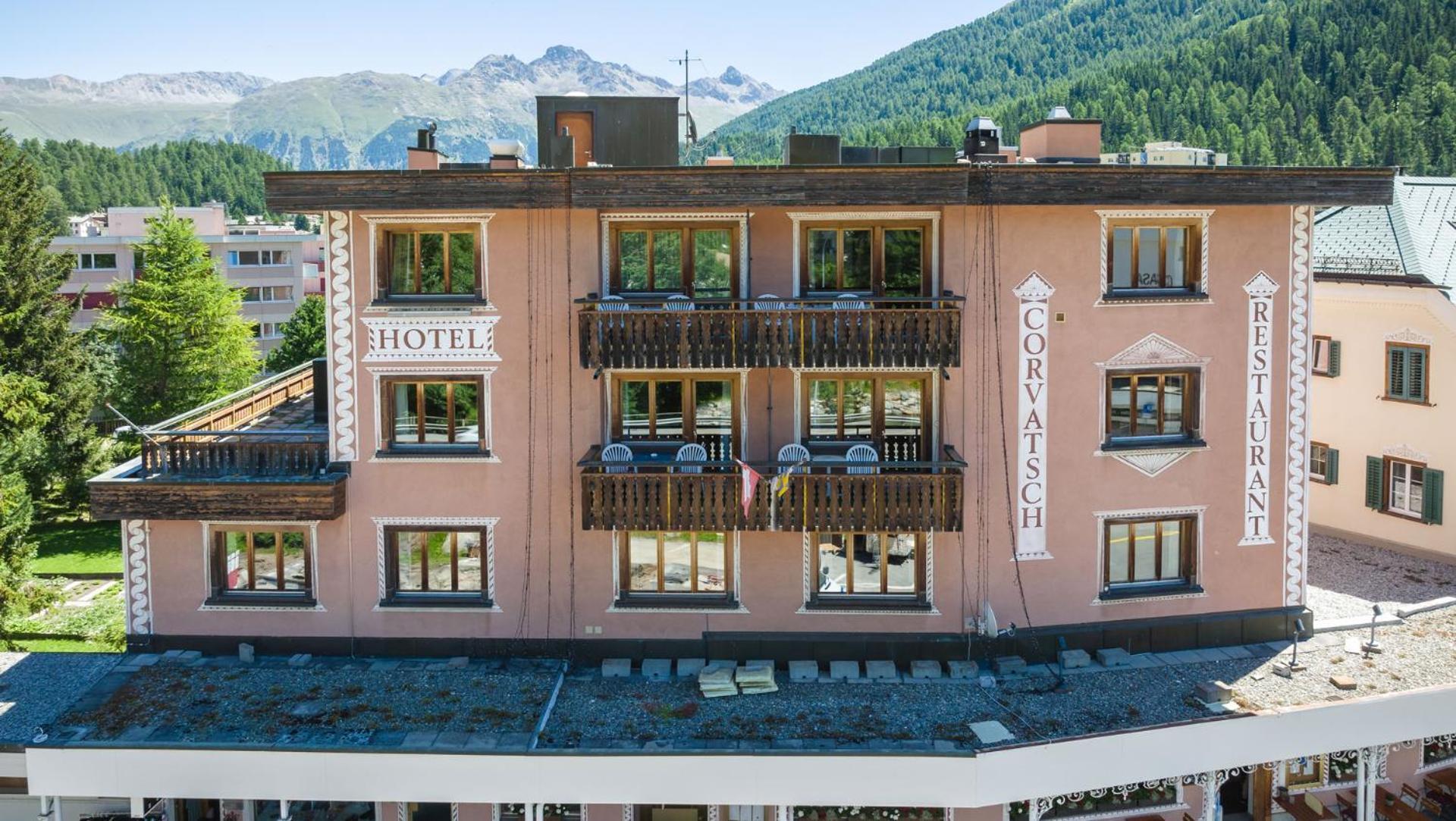Hotel Corvatsch - Web Check-In São Moritz Exterior foto
